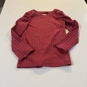 Garanimals Toddler Girl 3T Long Sleeve Maroon Shirt